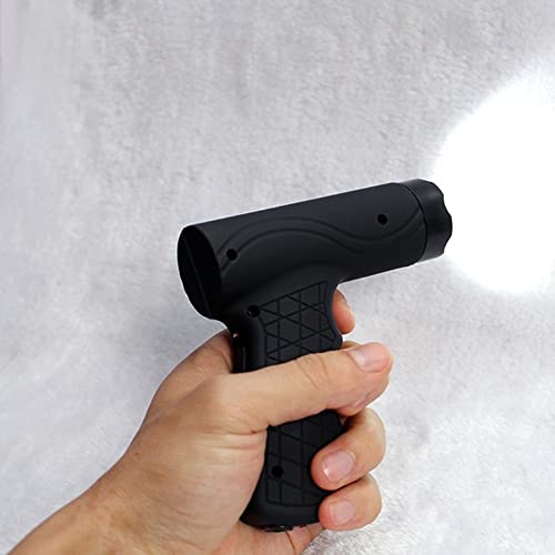 Security LightSafer Stun Gun with LED Flashlight Gun Style - Strength Stun Guns Rechargeable Electric Shock for Outdoor Camping Survival Gear Hunting EDC Tools